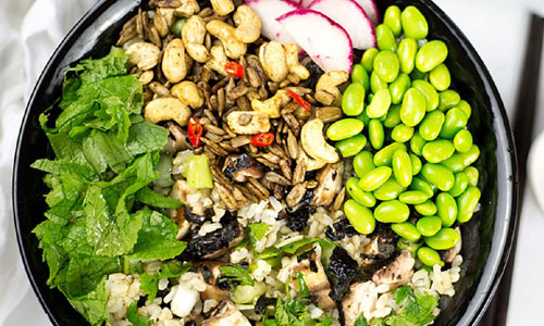 Asian Veg Rice Bowl